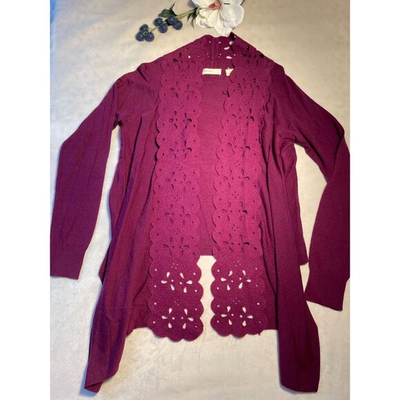 Anthropologie Sleeping On Snow Womens Cardigan M Cottagecore Fairycore - Picture 1 of 11